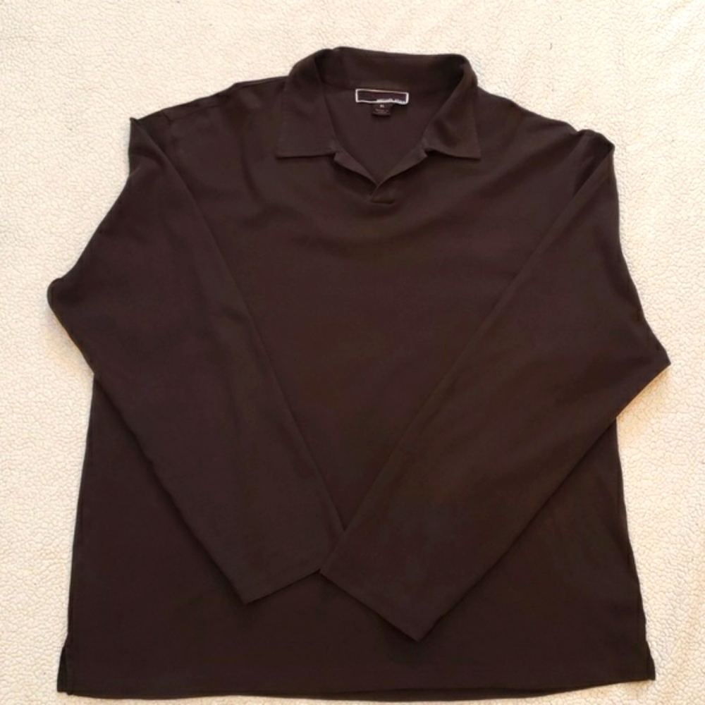 Michael Kors Brown long sleeve shirt